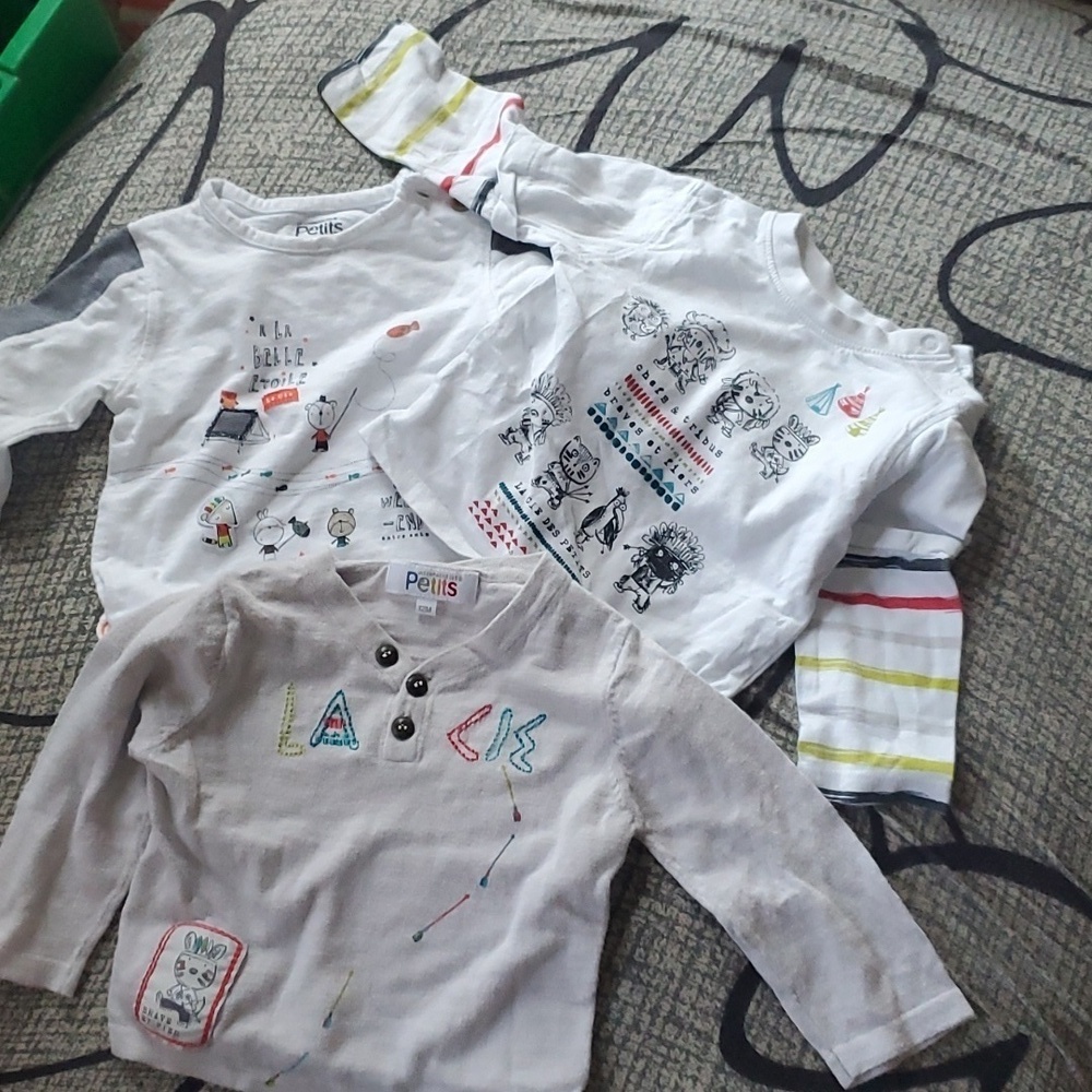 Petits long sleeve tops size 12 months
